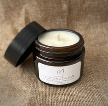 Load image into Gallery viewer, Coconut & Lime Soy Candle