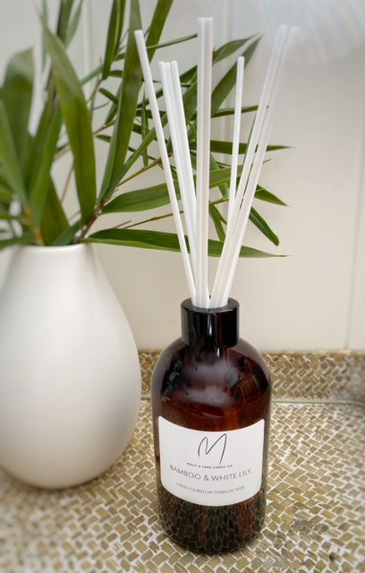 Lyla Reed Diffuser Bamboo & White Lily Reed Diffuser – Molly & Sand Candle Co